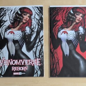 VENOMVERSE REBORN #1 NATHAN SZERDY EXCLUSIVE TRADE & VIRGIN VARIANT SET w/COA